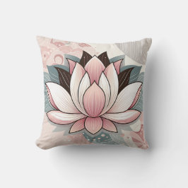 Roze Lotus Kussen