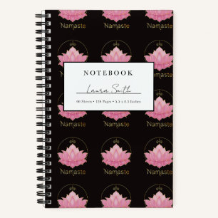 Roze Lotus Namaste Persoonlijk Notitieboek