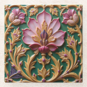 Roze Lotus Onderzetter
