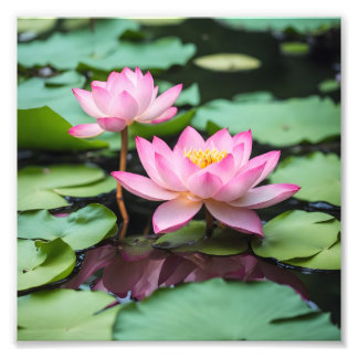 Roze lotus poster