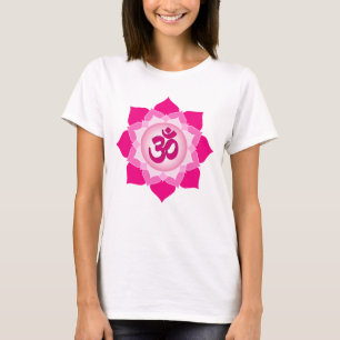 Roze lotus t-shirt