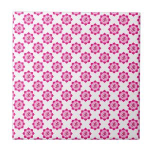 Roze lotus tegeltje