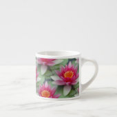 Roze Lotus Water Lily Espresso Kop (Rechts)