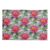 Roze Lotus Water Lily Kussensloop (Achterkant)