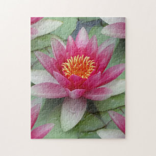 Roze Lotus Water Lily Legpuzzel