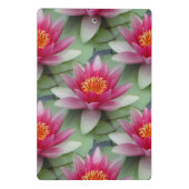 Roze Lotus Water Lily Mini Klembord (Achterkant)