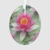 Roze Lotus Water Lily Ornament (voorkant)