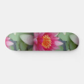 Roze Lotus Water Lily Skateboard (Horizontaal)