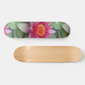 Roze Lotus Water Lily Skateboard (Horizontaal)