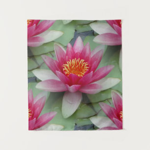 Roze Lotus Water Lily Wandkleed