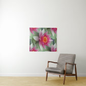 Roze Lotus Water Lily Wandkleed (In Situ (horizontaal))