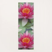 Roze Lotus Water Lily Yogamat (Achterkant)