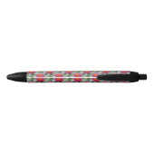 Roze Lotus Water Lily Zwarte Inkt Pen (Achterkant)