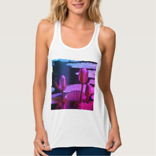 Roze Lotus Waterlily Tanktop