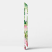 Roze Lotus Waterverf Rand Case-Mate iPhone Case (Achterkant / Links)