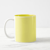 Roze Lotus Zen flower Buddhist Art Tweekleurige Koffiemok (Links)