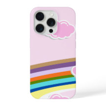 roze lucht regenboog