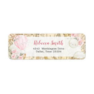 Roze luchtballon is niet het mooie adres etiket