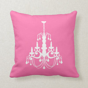 Roze luchters {kies uw kleur} kussen