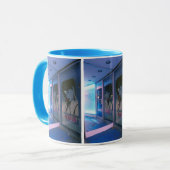 Roze Lucky Nails Mok (Voorkant links)