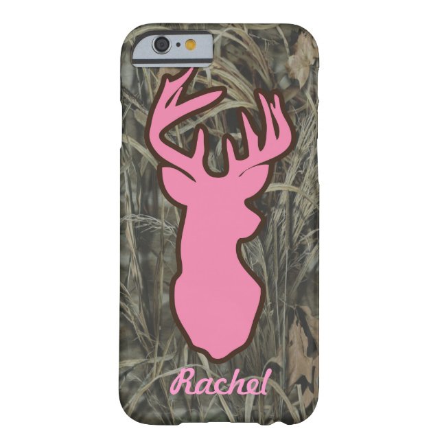 Roze luidspreker Camo iPhone 6 hoesje (Achterkant)