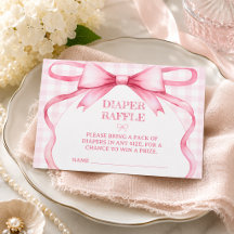 Roze Luier Raffle Geruite Boog Waterverf