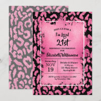 Roze Luipaard 21e Verjaardagsfeestje
