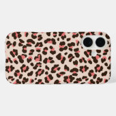 Roze luipaard afdrukken Case-Mate iPhone case (Achterkant (horizontaal))