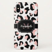 Roze luipaard afdrukken Case-Mate iPhone case (Achterkant)