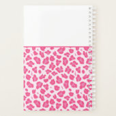 Roze luipaard afdrukken & luopard Kiss Planner (Achterkant)