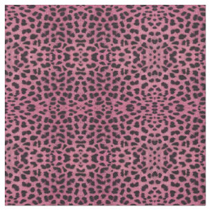 Roze luipaard afdrukken stof