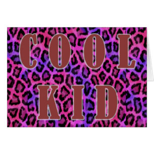 Roze luipaard huidafdruk