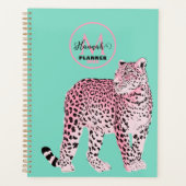 Roze luipaard planner (Voorkant)