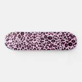 Roze luipaard skateboard (Horizontaal)