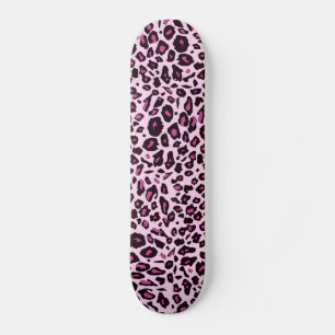 Roze luipaard skateboard