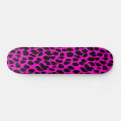 Roze luipaard skateboard (Horizontaal)