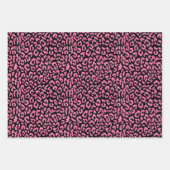 Roze luipaarden inpakpapier vel (Voorkant 2)
