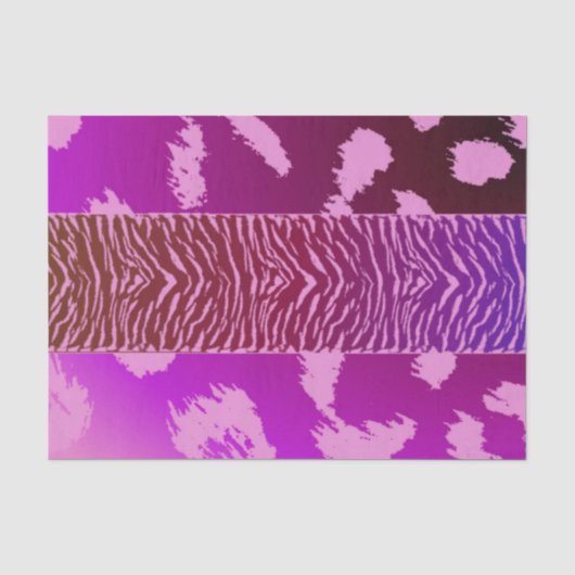 Roze Luipaardprint Tissuepapier (Voorkant)