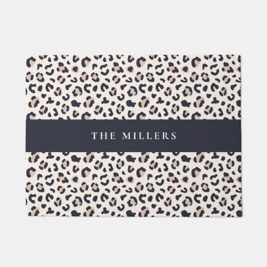 Roze luiproze deurmat (Voorkant)