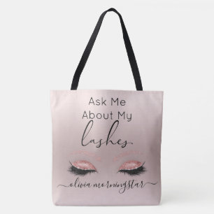Roze Luxe Eyes Lashes Specialist Beauty Blogger Draagtas