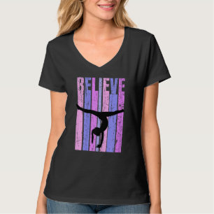 Roze lynast Coach Coaching Gymnast T-shirt