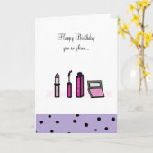 Roze maakt je zo glam kaart (Gele Bloem)