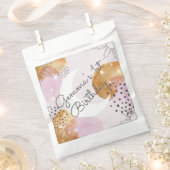 Roze maan bedankzakje (Geknipt)