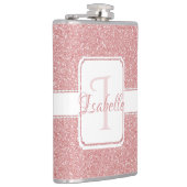 Roze maatkolf voor glitter heupfles (Rechts)