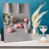 roze macaron fotoplaat (Zijkant)