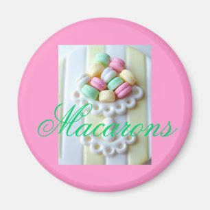 Roze Macarons Fridge Magnet Magneet