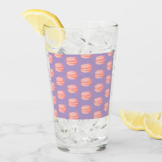Roze Macarons Glas