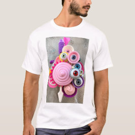 Roze machine t-shirt