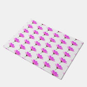 Roze Madeliefje Deurmat (Schuin)