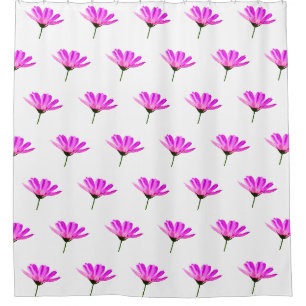 Roze Madeliefje Douchegordijn